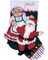 DIY Design Works Dancing Claus Santa Mrs Christmas Felt Stocking Kit